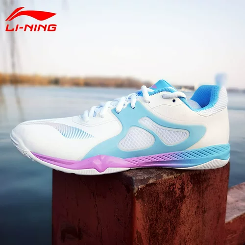 Li Ning, сетчатая дышащая обувь для настольного тенниса, нескользящая износостойкая спортивная обувь для бадминтона