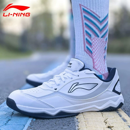 Li Ning, обувь для настольного тенниса подходит для мужчин и женщин, спортивная обувь, износостойкая дышащая подошва