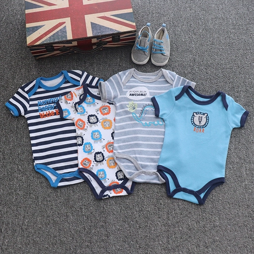 Детское боди, хлопковая летняя одежда для девочек для новорожденных, короткий рукав, 3-18 мес.