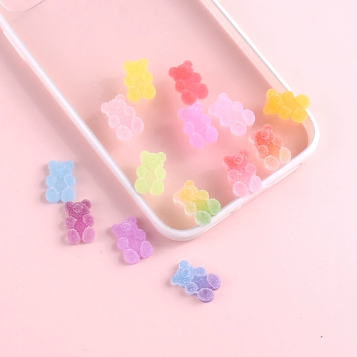 Аксессуары, кремовый чехол для телефона, заколка для волос ручной работы, аксессуар, с медвежатами