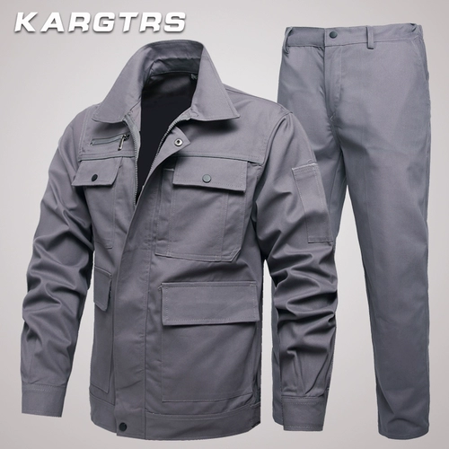 Хлопковый камуфляжный износостойкий комплект для работы, рабочая одежда, делается под заказ