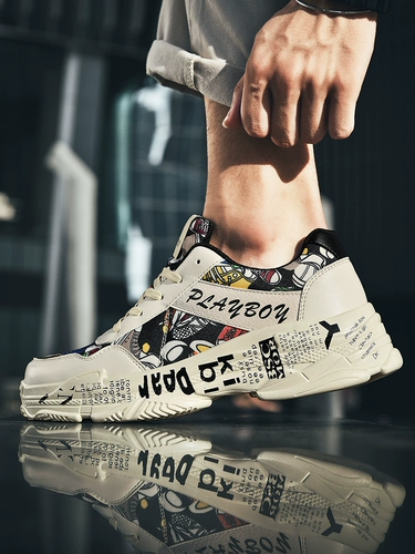 Playboy, Tide, летняя универсальная дышащая обувь, спортивные высокие туфли для отдыха, коллекция 2021