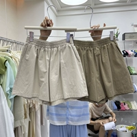 Летняя одежда, трендовый южнокорейский милый товар, шорты для отдыха, в корейском стиле, свободный крой, высокая талия