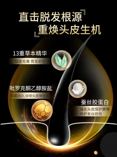 Травяной водостойкий шампунь с имбирем, уход за волосами, контроль жирного блеска, придает объем