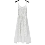 雨墨圣迪奥立 Лето 2025, новое стильное женское простое и свежее платье на подтяжках для похудения S232Z12F3