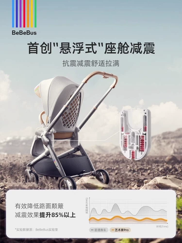 Детская складная коляска для новорожденных с сидением, можно сидеть и лежать