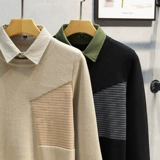 Демисезонный японский трикотажный свитер, трикотажная модная рубашка, оверсайз