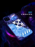 爱绚 Apple, стеклянный мигающий чехол для телефона, iphone, 11promax, 8plus, популярно в интернете