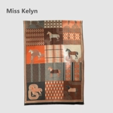 Японский удерживающий тепло универсальный шарф, легкий роскошный стиль, в британском стиле