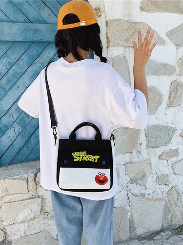 Брендовая вместительная и большая сумка через плечо, сумка на одно плечо, шоппер, сумка для телефона, 2019, в корейском стиле