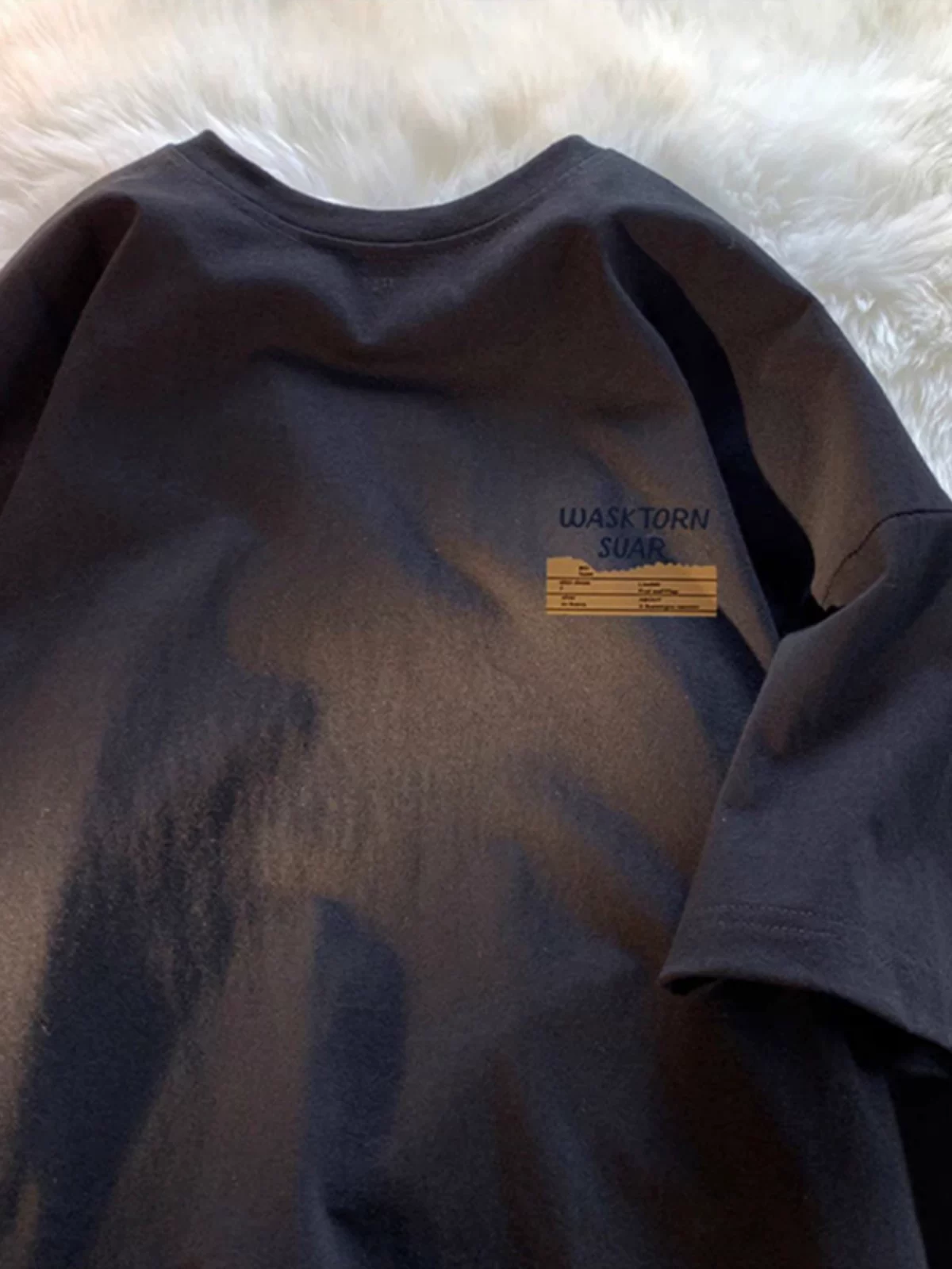 Бренд экспорт экспортный счет withdrawal и leakage ~ стиль Гонконг тяжелый хлопок fashion бренд мужские и женские футболки с коротким рукавом