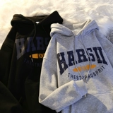 Парная одежда с капюшоном для влюбленных, утепленная демисезонная утепленная толстовка, коллекция 2022, в корейском стиле, оверсайз, свободный крой