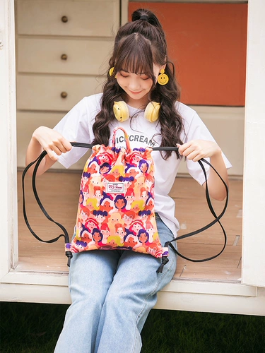 HKS－HOMME Рюкзак, сумка через плечо, мешочек, спортивная сумка, простая сумка для путешествий, пляжный ранец, на шнурках