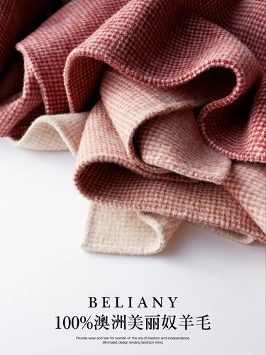 Двусторонное кашемировое длинное элитное шерстяное шерстяное пальто, 2020 года, средней длины