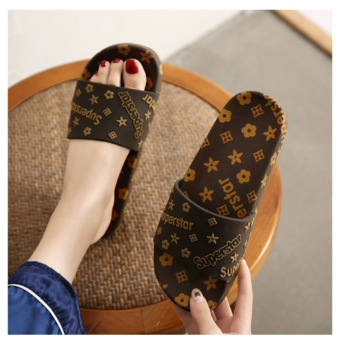 Нескользящие тапочки, милая модная обувь, мягкая подошва