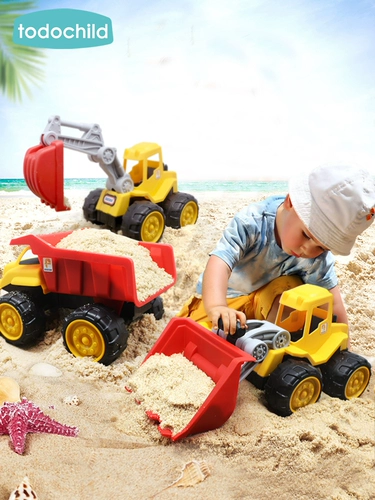 Пляжный комплект, игрушка, замок, детская модель животного, набор инструментов, машина, экскаватор, бульдозер