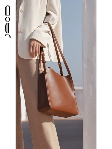 JACD Ретро сумка через плечо, вместительная и большая сумка на одно плечо, из натуральной кожи