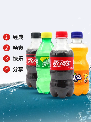 Coca -cola Zero Coca -cola Sprite 300 мл*6 бутылок/12 бутылок газированного напитка b