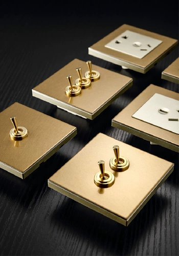 Горячая продажа тысячи ретро -коммутационных отелей B & B Loft Wind Vocal Popper Poornable Steel Champagne