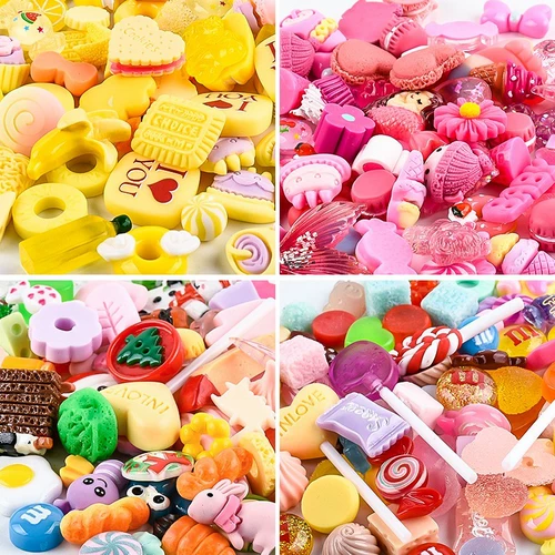 Мультяшный кремовый аксессуар, заколка для волос ручной работы, чехол для телефона, DIY