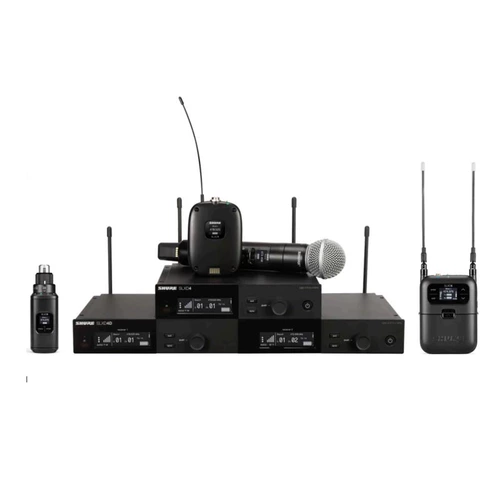 SHURE SLXD24D/SM58/BETA58/B87 Беспроводной микрофон с одним из однотуплаченного четырех цифрового микрофона с двумя цифровыми микрофонами