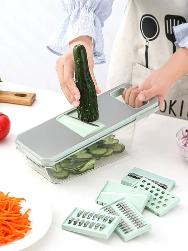 Артефактный артефакт сетка с разрезом картофель, морковный шелк толстый ломтик домашняя кухня мультифункциональная планар планар