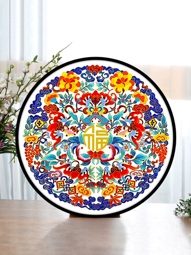 2023 НОВАЯ КРЕССКАЯ ТРУПА ТРУПА HUA FUFU LINE EMMODERY Общедоступная вышивка ручной работы на крыльце