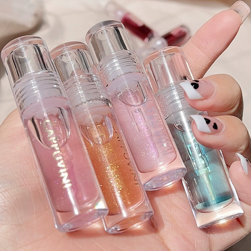 Блеск для губ, увлажняющая стеклянная прозрачная помада, интенсивное увлажнение