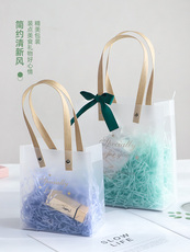 Упаковка для кондитерских изделий pvc透明新年手提袋奶枣牛轧糖雪花酥饼干糖果糯米船包装袋礼品袋