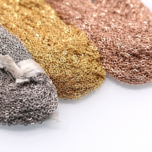 Материал ручной работы из нержавеющей стали титановой стальное колье 45 см 50 см 60 см.