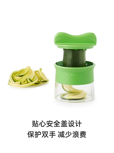 Oxo aoxiu 3 видов заголовка ножа многофункциональный спиральный клочок