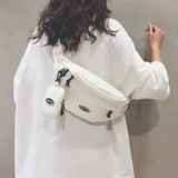 Красная модная японская нагрудная сумка, спортивная сумка через плечо для отдыха, универсальная сумка на одно плечо, поясная сумка