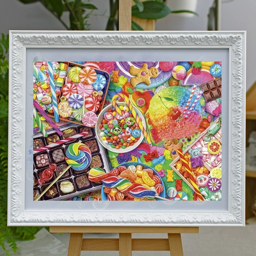 Candy World 238 Color Original Printed Cross Stitch 2025 Новый стиль Selfembroidery Line Line Line Line Line Living Room спальня