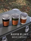 Дорожный портативный комплект для кемпинга из нержавеющей стали, кофейная чайная чашка для путешествий, нержавеющая сталь AISI 304