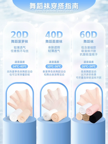 Детские летние тонкие белые танцующие колготки, носки, леггинсы