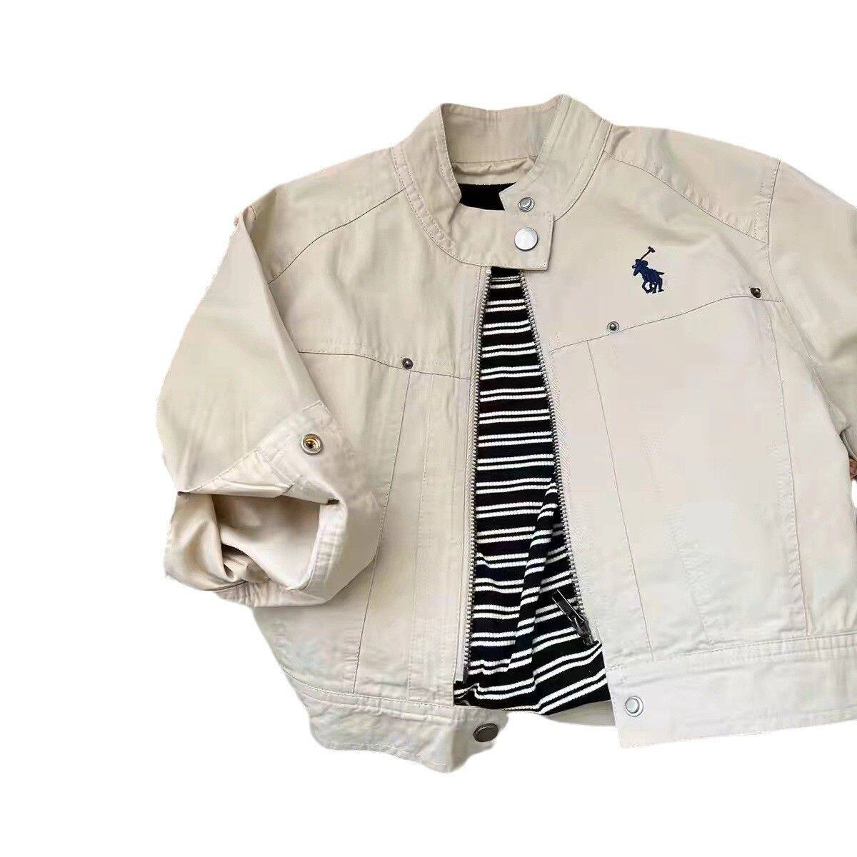 Детская демисезонная куртка для мальчиков, в корейском стиле, в западном стиле