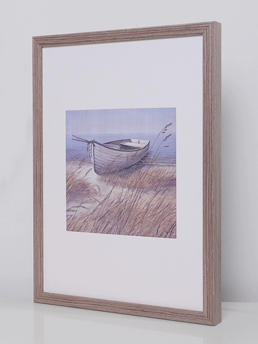 Настенная фоторамка из натурального дерева, дубовая головоломка, делается под заказ, 24 дюймов