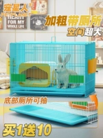 Размер клетки кролика маленький кролик Кейдж Нидерланды БассейнФроте клетки автоматическая Очистить хранение домашнего кролика дома крытый дом