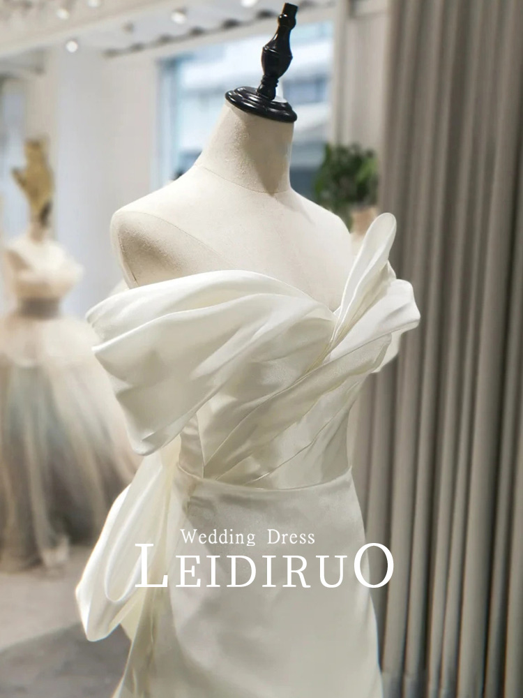 Wedding dress, advanced evening dress, french style, 2023 collection