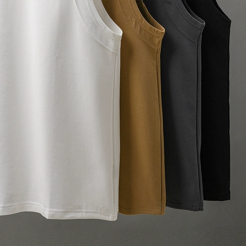 Футболка без рукавов, летняя мужская обувь для спортзала, спортивный жилет, США, 300 грамм