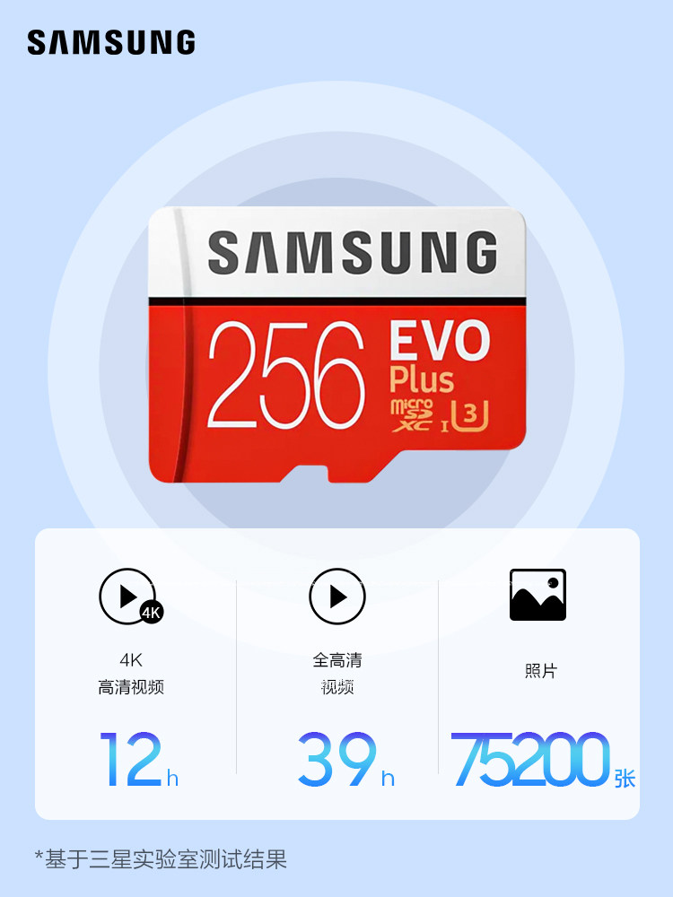 Карта памяти MicroSD Samsung EVO Plus 256GB