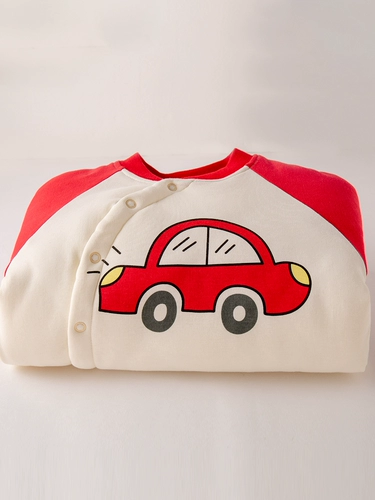 Детский комбинезон для новорожденных для младенца, пуховик, боди для выхода на улицу, осенний, увеличенная толщина