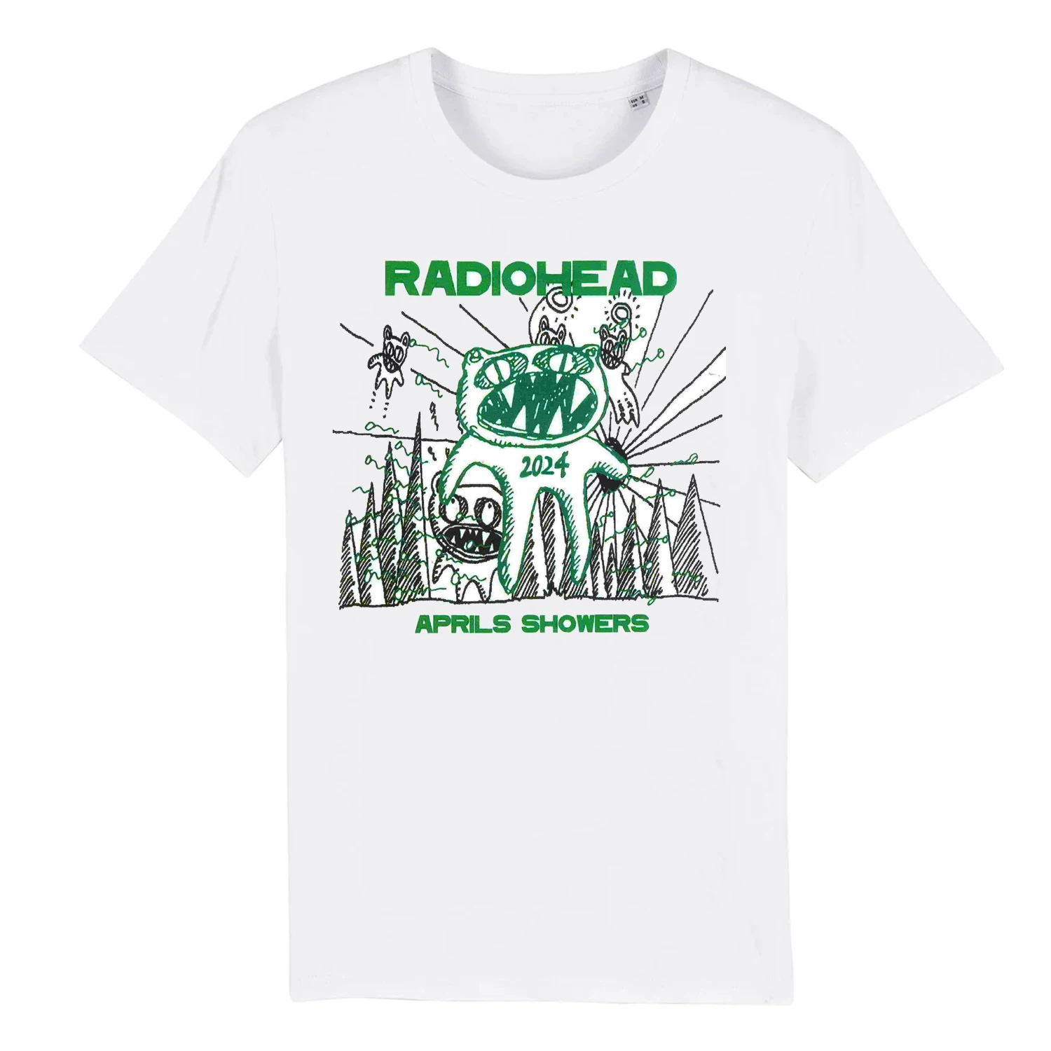 Radiohead жесткая британская рок-музыка американская ретро винтажный мужской свободный футболка с korte sleeves