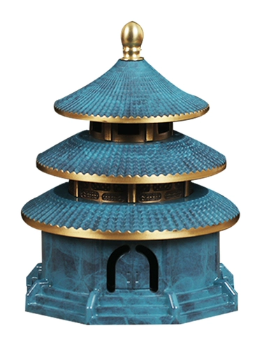 御赐品 Tiantan Brance Fursace Bronze Plate Burner Burner Sharked Home Home Living Room сжигание благовоний чайная церемония творческое подарок украшения