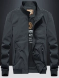 Демисезонная весенняя куртка, жакет для отдыха, коллекция 2021, для мужчины среднего возраста