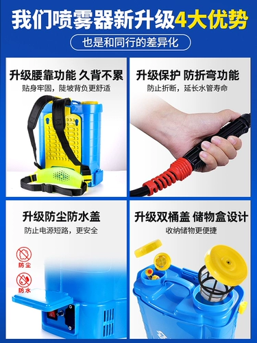 Электрический электрораспылитель, дезинфицирующий спрей, распылитель с зарядкой, сельскохозяйственные литиевые батарейки
