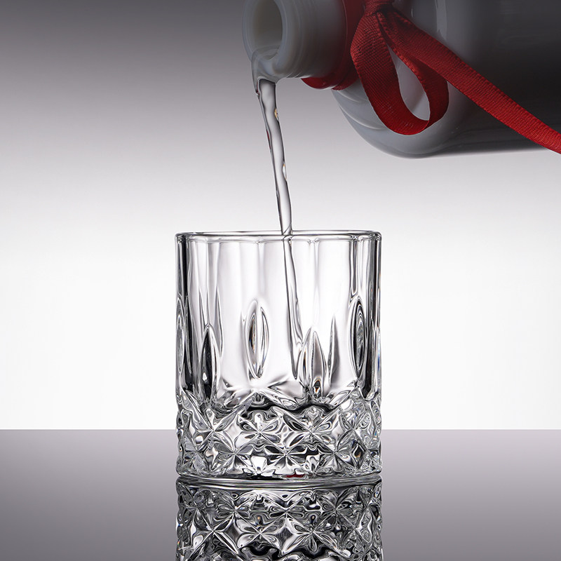 Бокал, высококлассный комплект, изысканная креативная стопка для коммерческого использования, легкий роскошный стиль, изысканный стиль