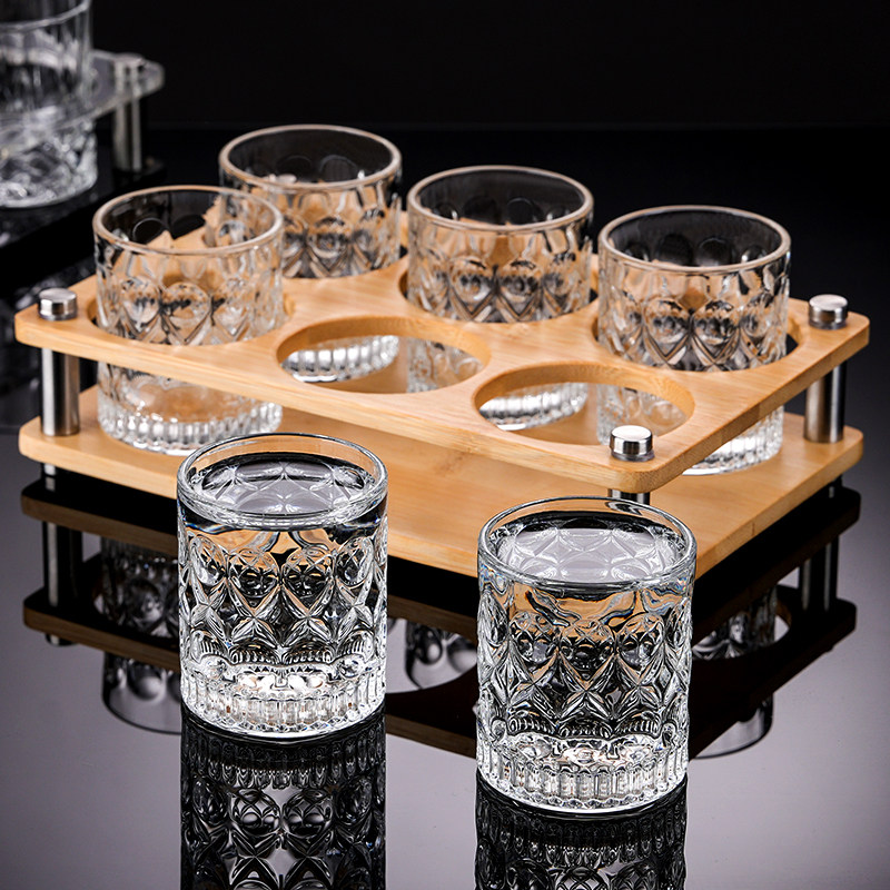 Бокал, высококлассный комплект, изысканная креативная стопка для коммерческого использования, легкий роскошный стиль, изысканный стиль