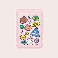 Держатель магнитной карты Linefriend Brown Bear подходит для карт контроля доступа к слоту для карт Apple, Huawei, Xiaomi, прямой чистки