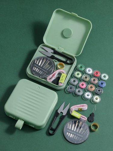 Студент общежития игольчатой ​​штук с иглой с иглой с иглой с игольчатой ​​коробкой для линейки костюмы многофункциональная маленькая игольчатая линейная коробка сбора сбора